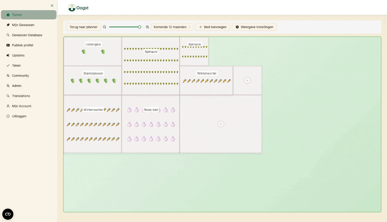 Carte de Jardin